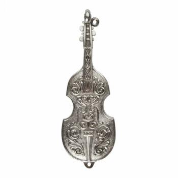 Cello / Violin Mezuzah Pewter