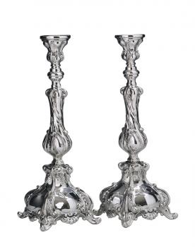 Sterling Silver Elegant Candle Holders