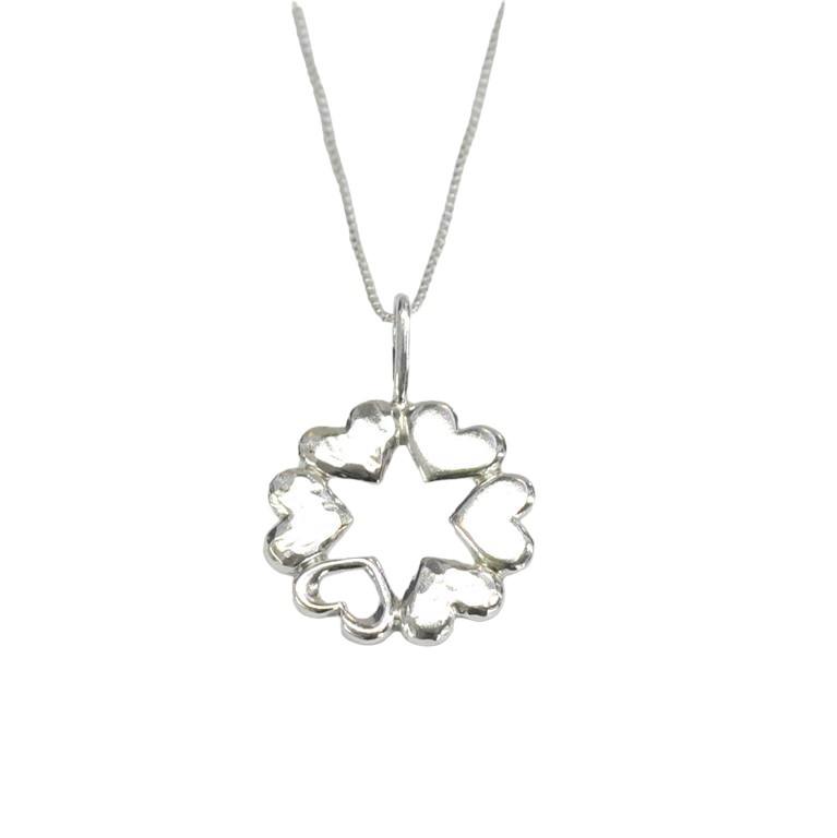 Israel Museum x Shalom House Heart Star Necklace