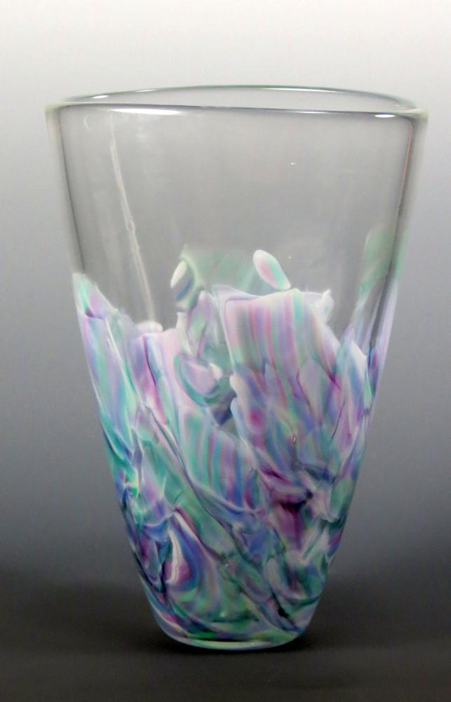 OVAL LARGE WEDDING GLASS VASE