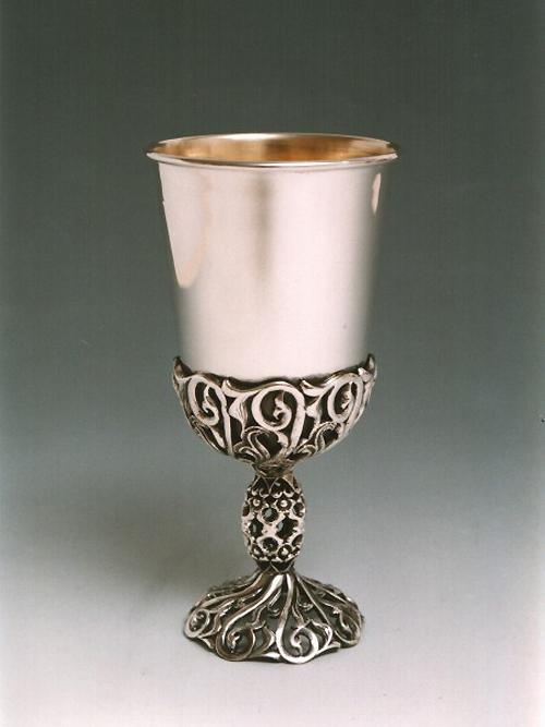 Kiddush Cup Sterling Silver 013