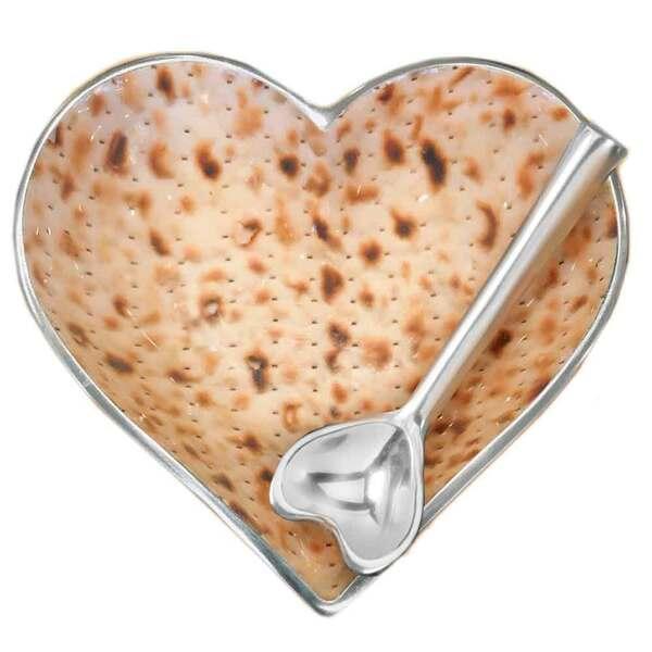 Matza Heart Dish
