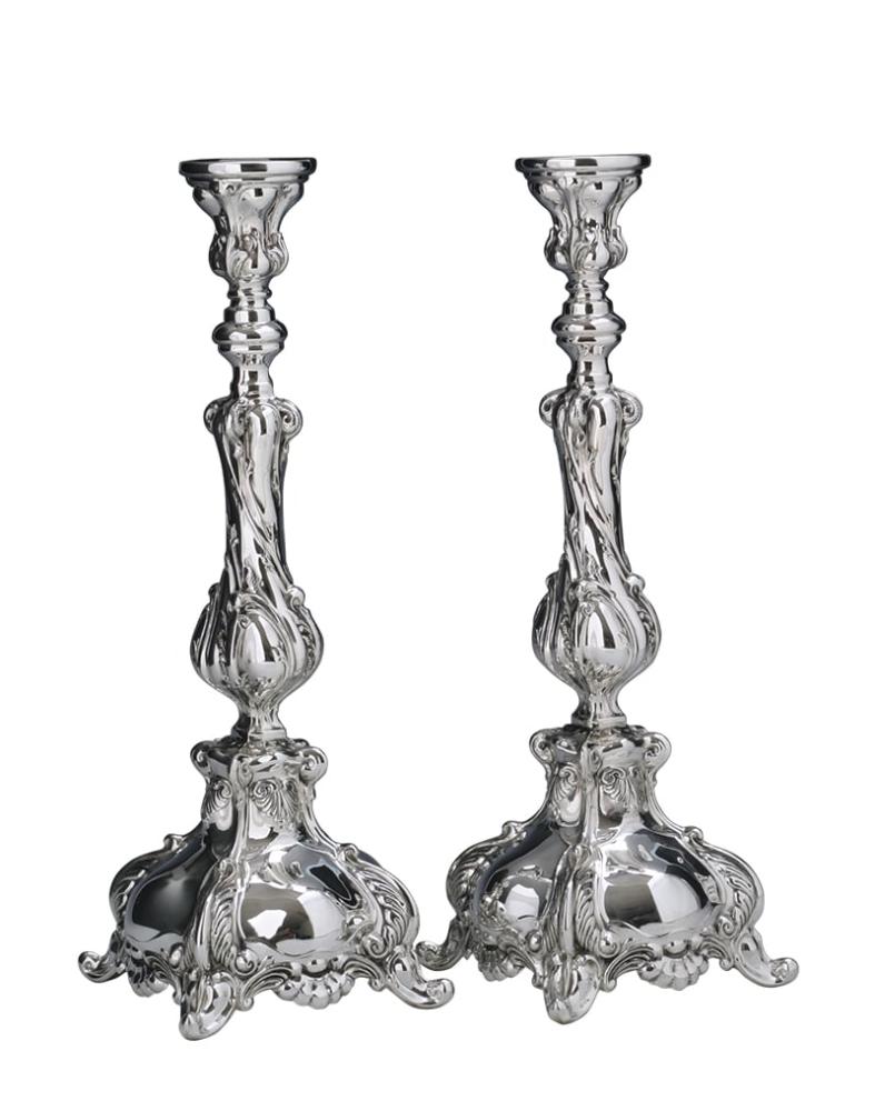 Sterling Silver Elegant Candle Holders